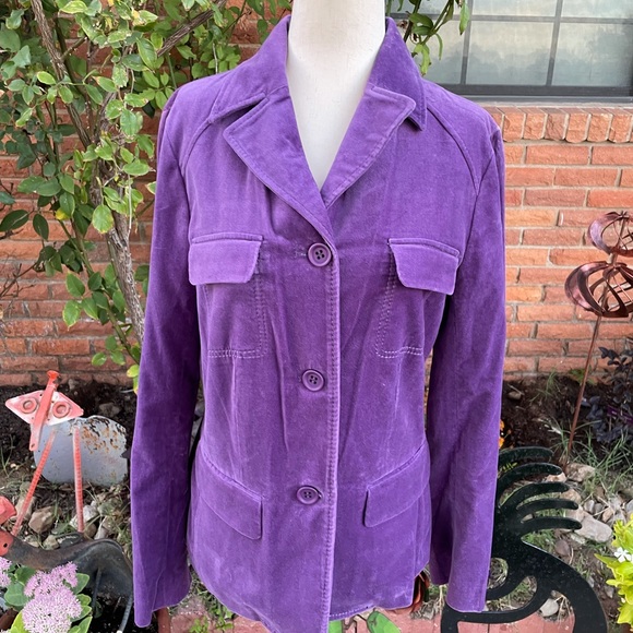Kenneth Cole Jackets & Blazers - Kenneth Cole • Vintage • Purple • Size • Suede • Jacket